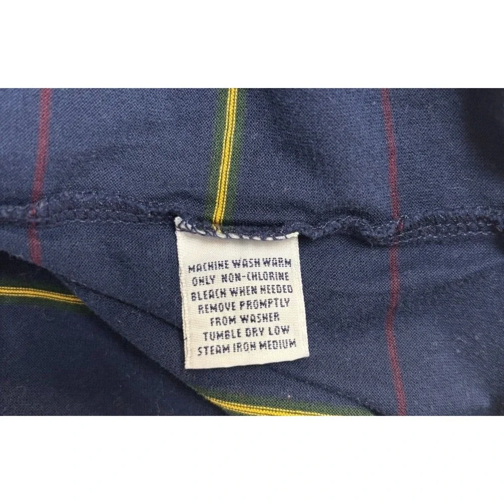 Ralph Lauren Polo Shirt Men's L Blue 100% Cotton Collared Short Sleeve